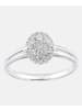 Diamant L'éternel Cluster-Ring aus 375 Weißgold mit 0.3 Karat Diamant