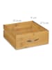 relaxdays Küchenwagen in Natur - (B)47,5 x (H)81,5 x (T)37,5 cm