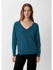 comma Strickpullover langarm in Petrol