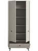 xonox.home Garderobenschrank  (B/H/T: 80x190x35 cm) in sandbeige