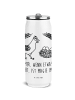 Mr. & Mrs. Panda Edelstahl Trinkflasche Huhn Stolz mit Spruch in Weiß