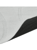 Beliani Kurzflor SALVORI in Weiß - (W) 160 x (L) 160 cm