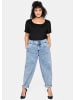 sheego T-Shirt in schwarz
