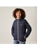 Regatta Marizion Baffle-Jacke / Steppjacke mit Kapuze in blau