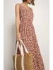 Vivance Maxikleid in braun-creme bedruckt