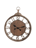 Beliani Wanduhr ALCOBA in Braun - (W) 40 x (H) 52 x (L) 5 cm