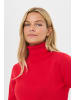 SAINT TROPEZ Rollkragen J2046, Classic fit in Chinese Red