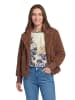 Betty Barclay Outdoorjacke mit Plüsch in Dark Coffee