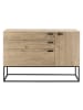 en.casa Sideboard Hylte in Beige (H)79cm (B)115cm (T)40cm