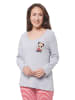 Disney Disney Minnie Mouse XMAS Schlafanzug Christmas Winter Langarm in grau