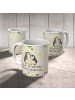 Mr. & Mrs. Panda Tasse Pinguin umarmen mit Spruch in Naturpapier