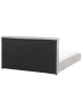 Beliani Wasserbett BAJONNA in Grau/Schwarz - (W) 180 x (H) 94 x (L) 235 cm