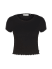 TOM TAILOR Denim T-Shirt RIB BABY in Schwarz