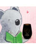 Mr. & Mrs. Panda Gold Windlicht Otter Herz mit Spruch in Schwarz