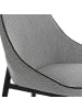 Angel Cerdá Stuhl 4082 in Schwarz/Grau – (B)52 x (H)80 x (T)56 cm