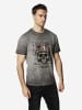 KOROSHI Kurzarm-t-shirt. in grau