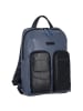 Piquadro Blue Square Revamp Rucksack RFID Leder 42 cm Laptopfach in blu-blu