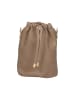 NAEMI Damen Handtasche in Dunkelbeige