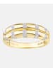 Diamant L'éternel Ehering aus 375 Gelbgold mit Diamant