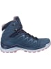 LOWA Wanderschuhe / Wanderstiefel in stahlblau/rose