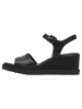 Tamaris Sandalette in BLACK LEATHER