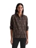 Marc O'Polo Bluse regular in Dark Brown