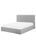 Beliani Bettgestell LORIENT in Grau - (W) 177 x (H) 112 x (L) 216 cm