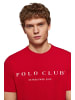 Polo Club T-Shirt in Dunkelrot