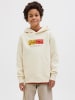 JACK & JONES Junior Kapuzenpullover in Antique White