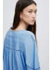 ICHI Langarmbluse IHSELIS MS - 20118543  Modische Bluse mit Lochspitze in Blau
