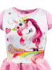 United Essentials Sommerkleid mit Tüll Einhorn in Rosa