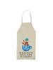 Mr. & Mrs. Panda Schürze Nachtfalter Schaumbad mit Spruch in Gelb Pastell