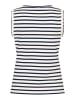 More & More sportives Tank-Top, geringelt in jersey stripe classic blue offwhite
