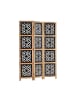 Homestyle4u 3-tlg. Paravent in Braun 120x170