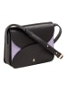 DuDu Cefalonia Umhängetasche Leder 21 cm black lavender