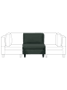 Beliani Sofaelement UNSTAD in Grün/Schwarz - (W) 76 x (H) 72 x (L) 76 cm