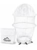 Normani Outdoor Sports Moskitokopfnetz mit Metallring Mozzie in Weiß