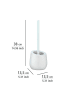 Wenko WC-Bürste BADI in Weiß, (B) 13,5 x (H) 38 x (L) 13,5 cm