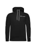 Champion Kapuzenpullover Hooded Half Zip in schwarz