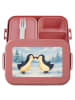 Mr. & Mrs. Panda Bento-Brotdose Pinguin Liebe Design ohne Spruch in Rot Pastell