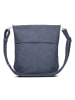 Zwei Mademoiselle.M Schultertasche 27 cm nubuk blue