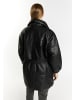 DreiMaster Vintage Damen Lederjacke in Schwarz