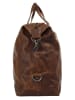Bodenschatz Reisetasche echt Leder in cognac