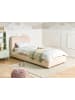 Beliani 3-tlg Einzelbett BLAGNAC in Beige/Braun