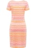 ragwear Minikleid Baomi Print YOUMODO in Peach