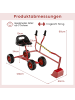 COSTWAY Sitzbagger 360° drehbar in Rot