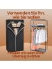 SONGMICS Kleiderschrank Rylan in Schwarz - (B)45 x (H)160 x (T)75 cm