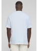 DEF DEF Herren DEF Visible Layer T-Shirt in light blue/white