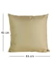 JACK 2er Set Outdoor Kissenhülle 45x45cm Uni in Braun