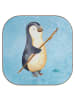 Mr. & Mrs. Panda Tassenuntersetzer Pinguin Angler ohne Spruch in Eisblau